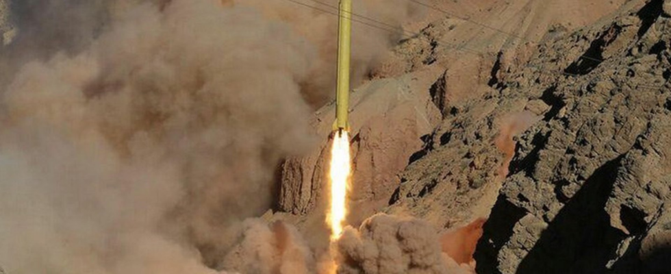 Israelisches Militaer faengt aus dem Jemen abgefeuerte Boden Boden Rakete ab