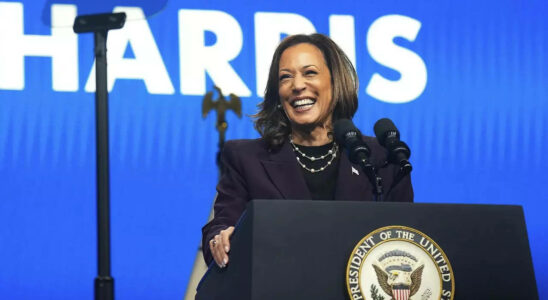 Kamala Harris US Unterstuetzung fuer Praesidentin sinkt