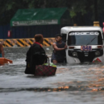 Monsun Taifun Gaemi ueberschwemmt Manila knietief 16 Fluege gestrichen