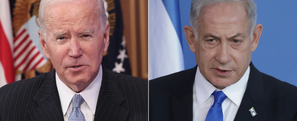 Netanjahu trifft Biden am Dienstag in Washington sagt das Buero