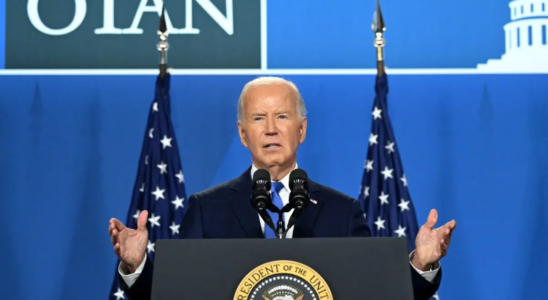 Praesident Joe Biden will inmitten der Nominierungsgespraeche der Demokraten erneut