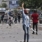 Quotendemonstranten in Bangladesch verkuenden heute landesweiten Shutdown Premierministerin Hasina „bedauert