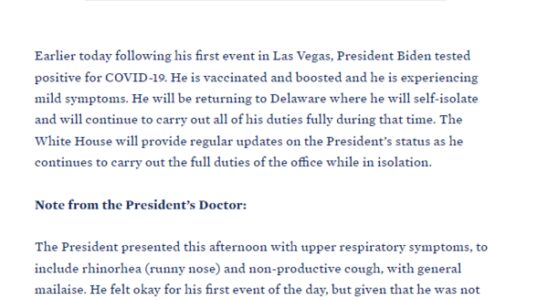 US Praesident Joe Biden wird waehrend seines Wahlkampfs in Las Vegas