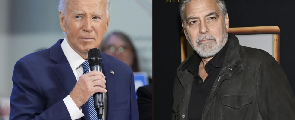 „Ich liebe Biden aber George Clooney fordert US Praesidenten auf