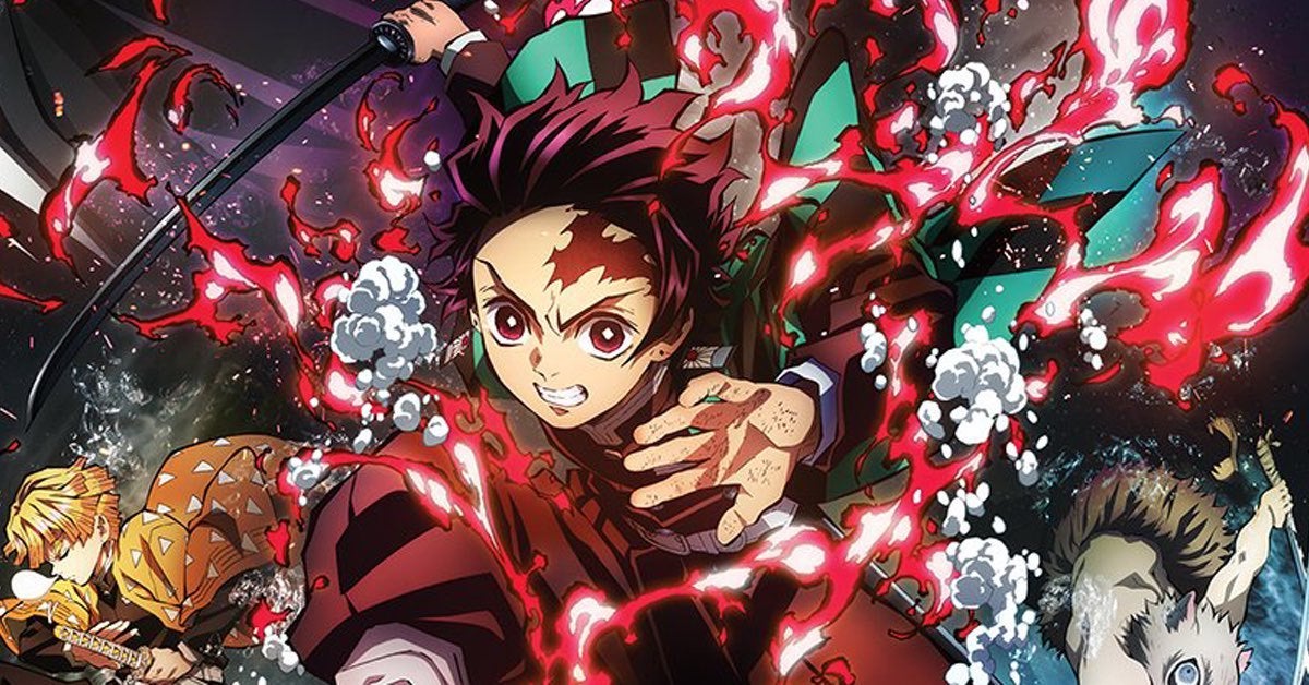 Der Mugen Train Movie Key Visual von Demon Slayer