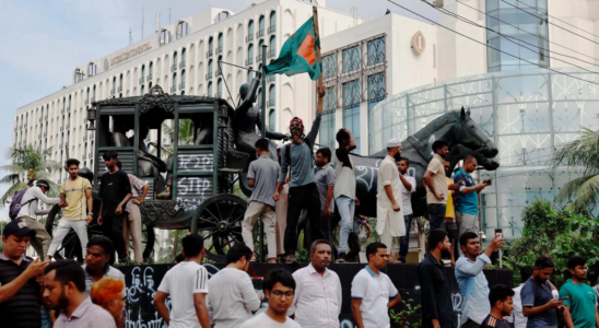 Bangladeschs Praesident kuendigt Bildung einer Uebergangsregierung nach Aufloesung des Parlaments.cm