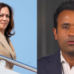 Der republikanische Fuehrer Vivek Ramaswamy stellt Kamala Harris Identitaetswandel in