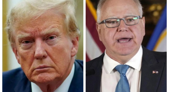 Donald Trump Fox Interview „Schockierend Donald Trump nennt Tim Walz eine