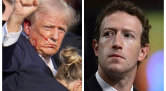 Donald Trump Trump sagt Zuckerberg habe angerufen und sich fuer