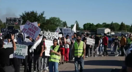 Indische Studenten in Kanada Indische Studenten in Kanada protestieren gegen.webp