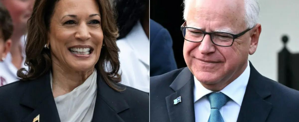 JD Vance ueber Tim Walz Kamala Harris und Tim Walz