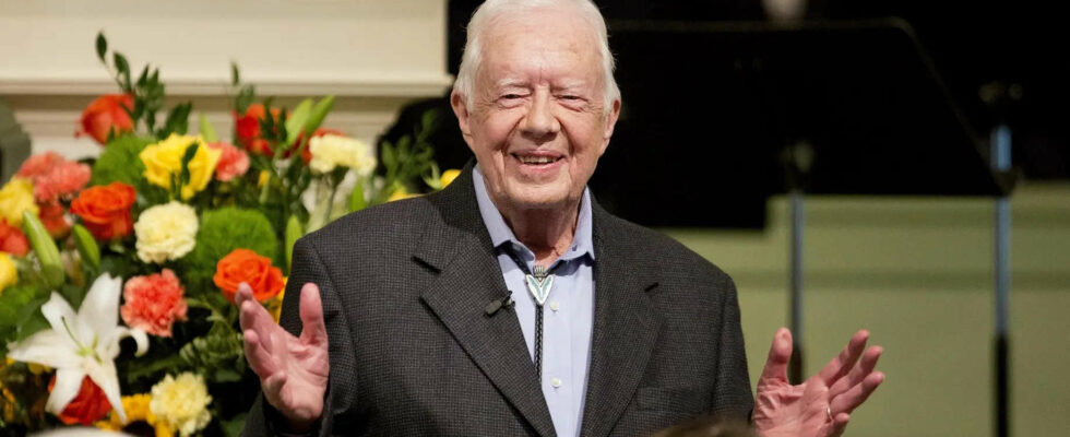 Jimmy Carter hat zu seinem 100 Geburtstag ein Ziel Er
