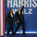 Kamala Harris Tim Walz bringen mit ihrem Camouflage Hut eine