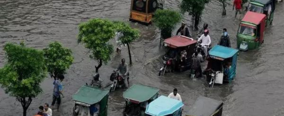 Pakistan Wetteramt prognostiziert ab 14 August staerkeren Monsunregen