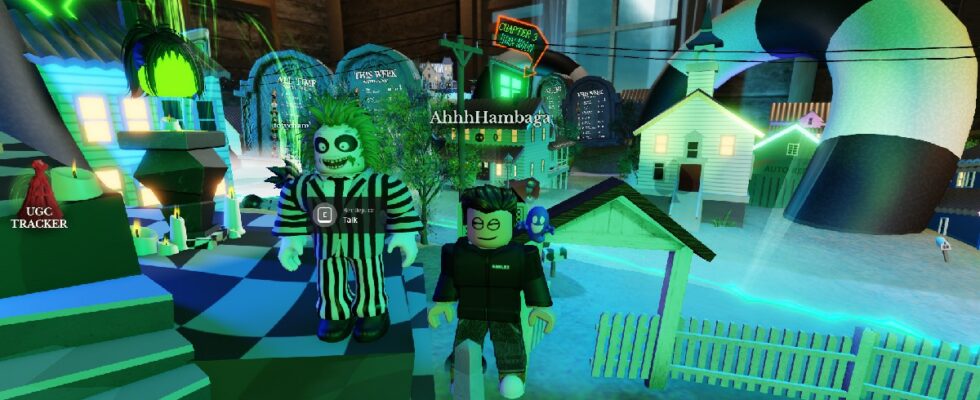 Roblox verkauft aus irgendeinem Grund Beetlejuice Tickets fuer Beetlejuice