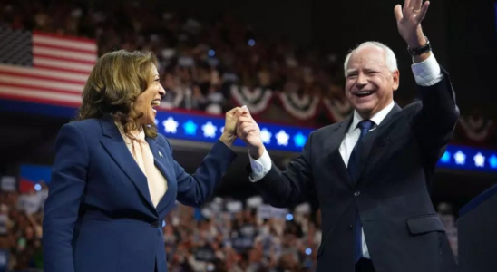 Tim Walz Kamala Harris hat drei Interviews fuer die Vizepraesidentenwahl