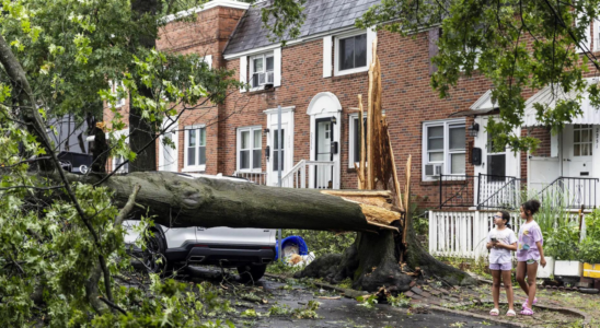 Tropischer Sturm Debby New York City erlebt leichten Regen und