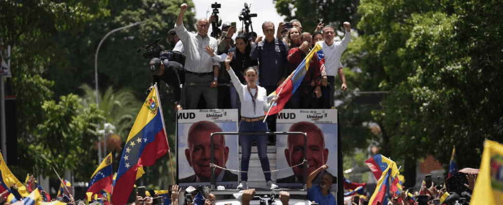 Venezuelas Opposition erklaert „Wir waren noch nie so stark