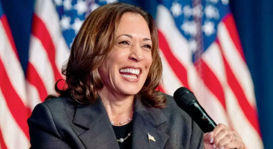 „Ist sie betrunken Virale Videos von Kamala Harris befeuern Vorwuerfe