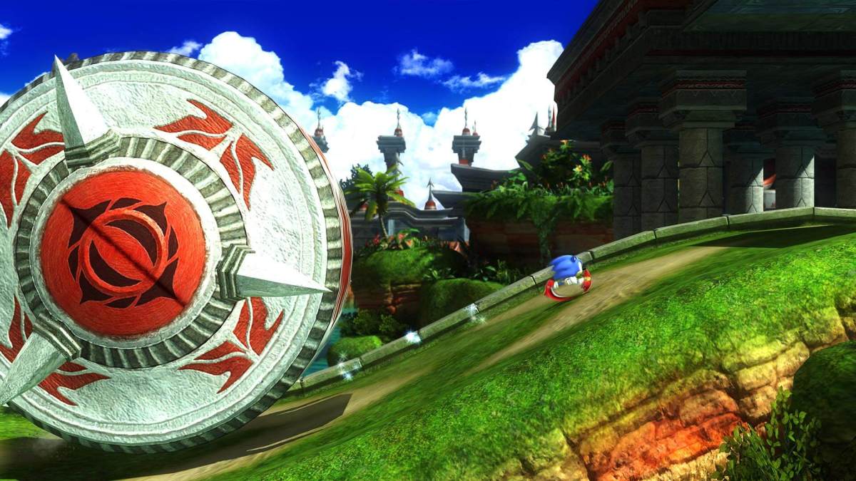 Sonic läuft in Sonic X Shadow Generations