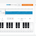 AWS schliesst DeepComposer sein MIDI Keyboard fuer KI Musik