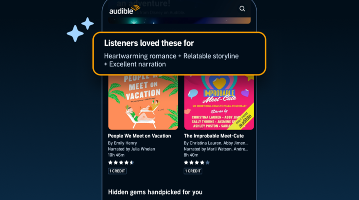 Audible experimentiert mit neuen KI Funktionen fuer massgeschneiderte Hoerbuch Empfehlungen