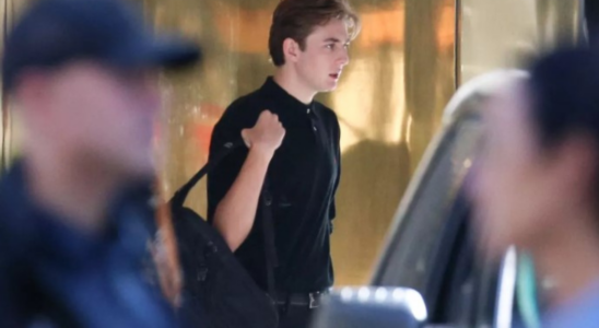 Barron Trump Als der Dekan von Barron Trumps neuer Schule