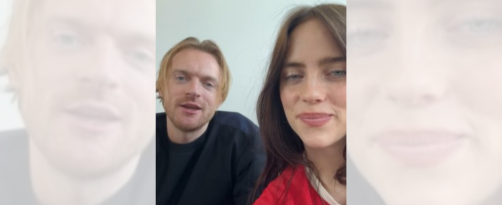 Billie Eilish unterstuetzt Harris Walz Billie Eilish und ihr Bruder