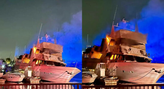 Brandunfall 1 Millionen Dollar Yacht voller Feuerwerkskoerper sinkt nach explosivem Brand in kalifornischer