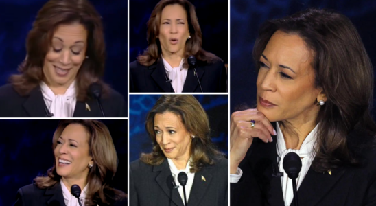 Debatte Harris vs Trump Kamala Harris‘ Gesichtsausdruck steht im Mittelpunkt