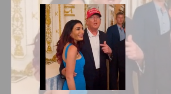 Donald Trump Laura Loomer Laura Loomers Foto mit Donald Trump