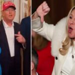 Es sind Trump und Laura Loomer gegen Marjorie Taylor Greene