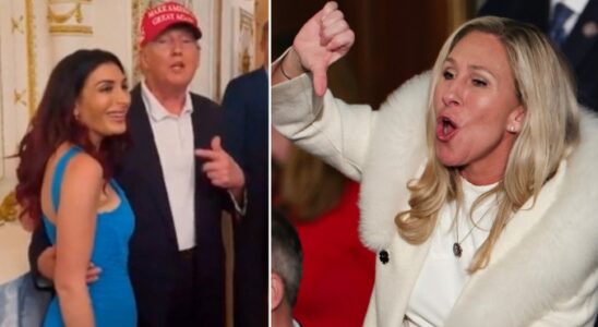 Es sind Trump und Laura Loomer gegen Marjorie Taylor Greene