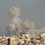 Hisbollah Die Hisbollah feuert nach IDF Luftangriffen auf Beirut „Raketensalven auf