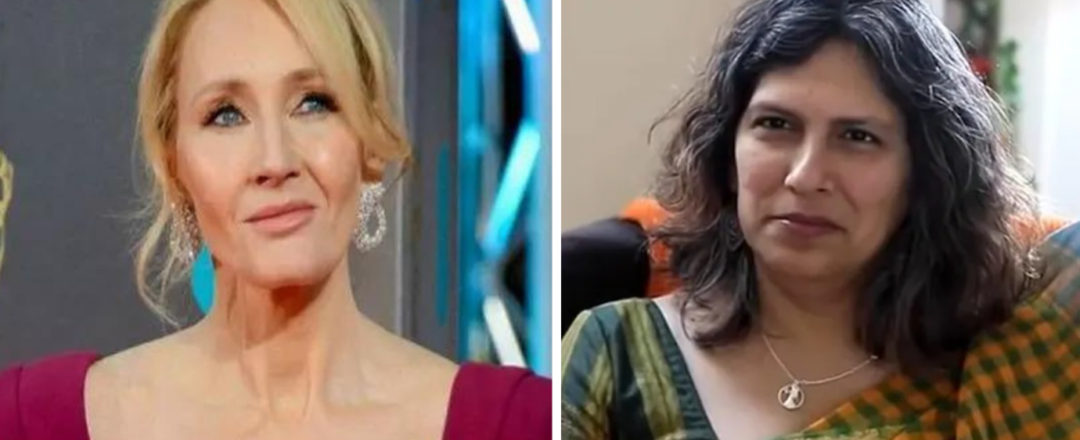 JK Rowling kritisiert die transsexuelle Fuehrungskraft indischer Herkunft Mridul Wadhwa