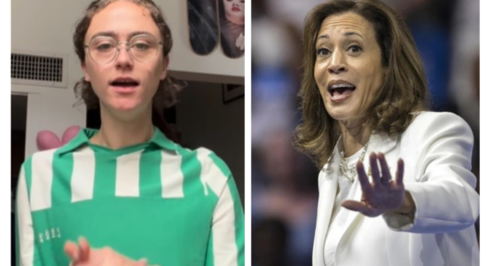 Kamala Harris Stieftochter Ella Emhoff sagt sie kann ihren Strickclub