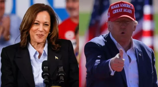 Kamala Harris und Donald Trump treten in erster Debatte gegeneinander.webp