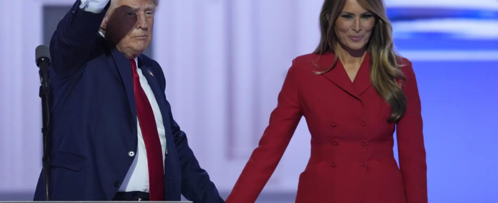 Melania Trump Melania Trump spricht ueber die Wahlen 2020 „Bemuehungen