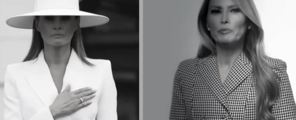 Melania Trump macht in neuem Video Andeutungen ueber ihre kommenden