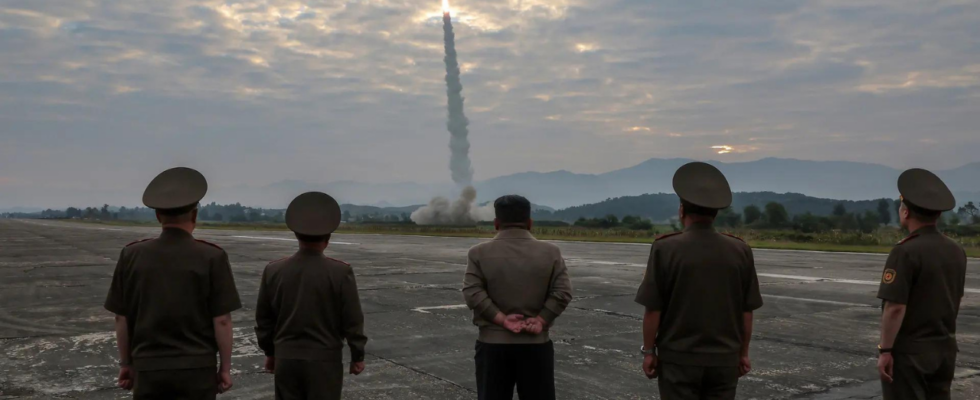 Nordkorea testet ballistische Rakete mit „supergrossem Sprengkopf