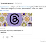 Threads erleichtert die Verbreitung des offenen sozialen Webs mit einer