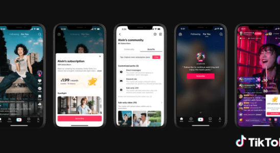 TikTok fuehrt erweiterte Abonnementfunktion fuer Entwickler ein