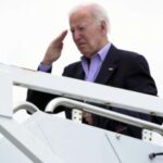 US Praesident Biden wird im Rahmen der laufenden Wiederaufbaubemuehungen die vom