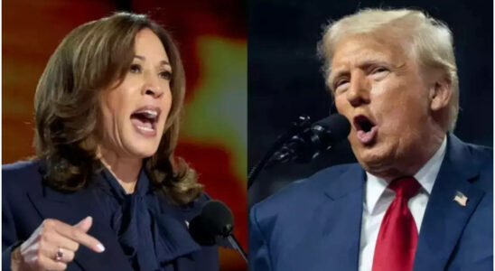 US Praesidentschaftsdebatte Kamala und Trump ueber Politik internationale Angelegenheiten hohe Preise