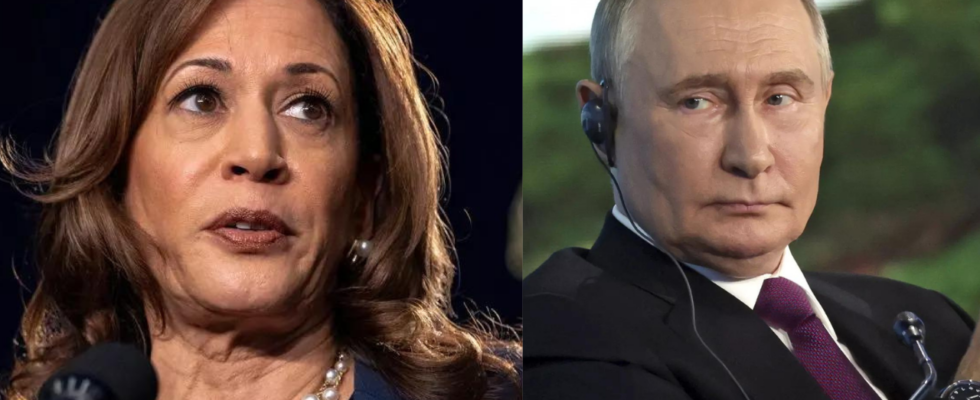 US Wahlen Russlands Praesident Putin „unterstuetzt Kamala Harris