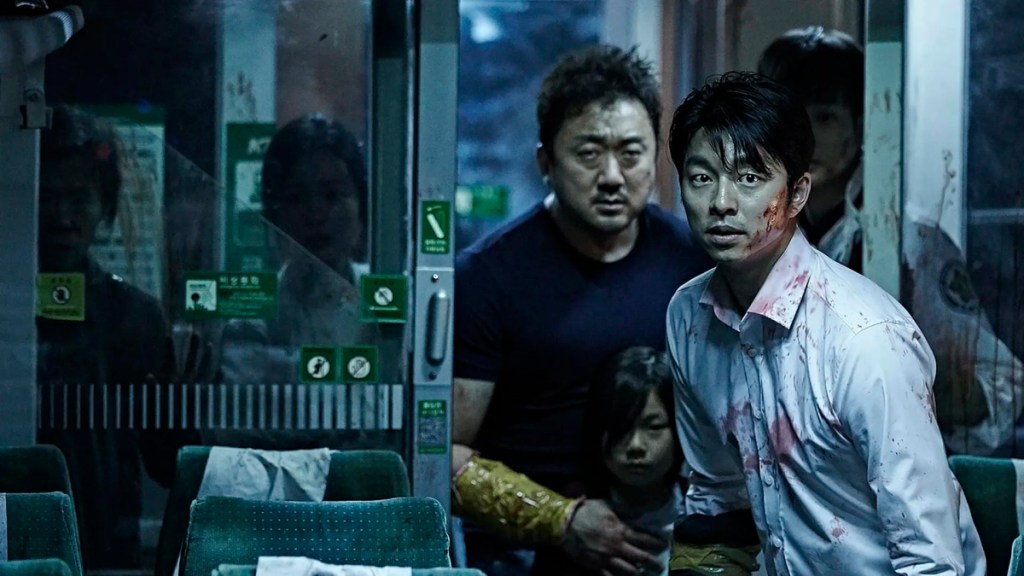 „Train to Busan Screen Grab“ von Tubi als Teil eines Artikels über die 10 besten Horrorfilme.