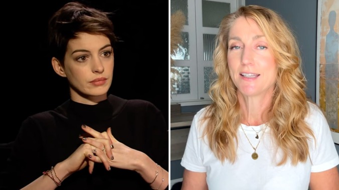 Anne Hathaway entschuldigt sich bei Journalistin dafuer dass sie ein