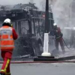 Bei einem Brand in einem Schulbus in Thailand befuerchtet man