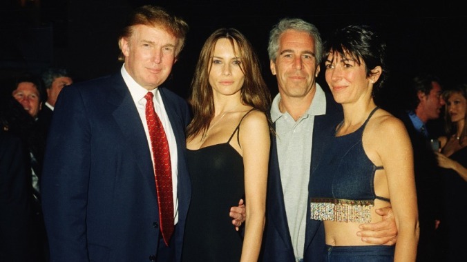 Berichten zufolge begrapschte Trump das Model nachdem Jeffrey Epstein sie