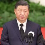 China Praesident Xi weist die Raketentruppe der Volksbefreiungsarmee an die